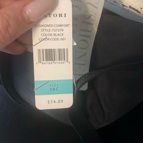 NATORI NWT Cushioned Comfort Contour Underwire Bra Women’s Size 38C - Picture 5 of 5